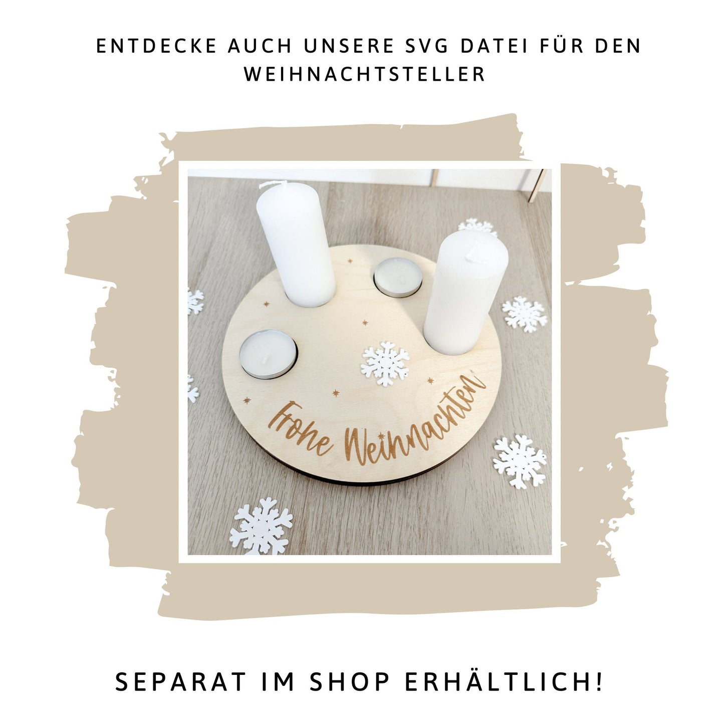 Erweiterung des Weihnachtstellers - Digitale Datei