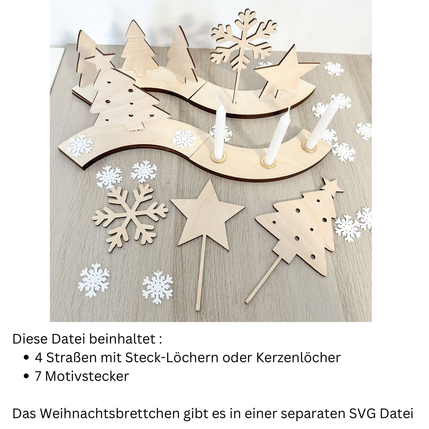 Erweiterung des Weihnachtstellers - Digitale Datei